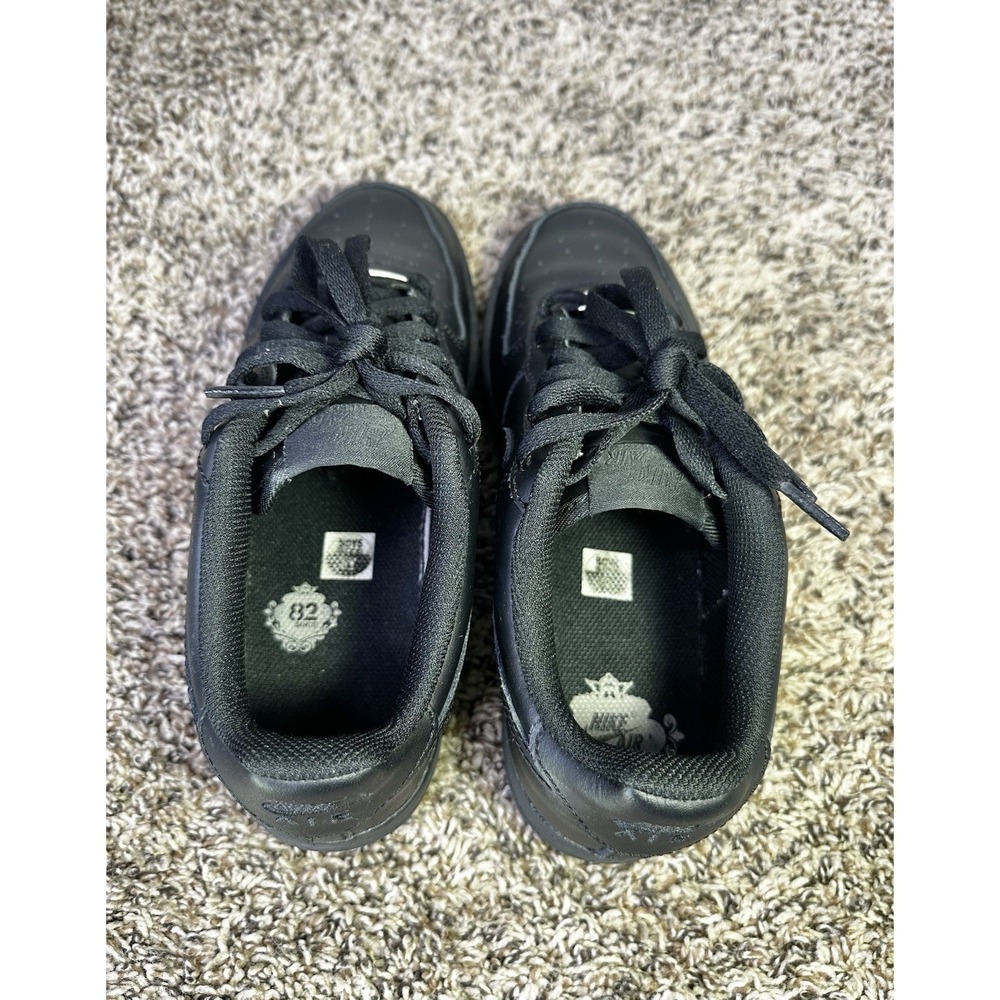 Nike Air Force 1 Low Sneakers Youth Size 6Y/7.5W Black Leather FV5951 001 - Picture 7 of 10